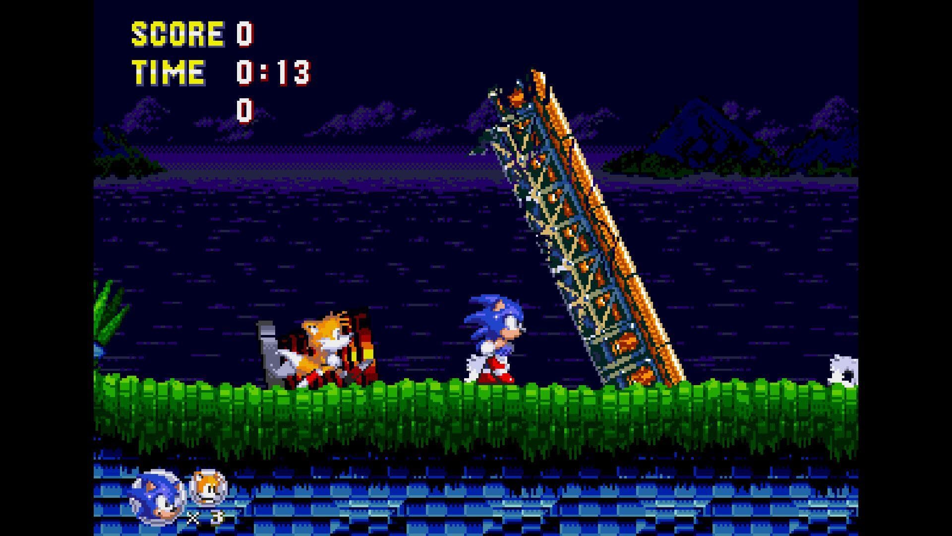 Sonic Triple Trouble 16-Bit (NoahNCopeland) cover art